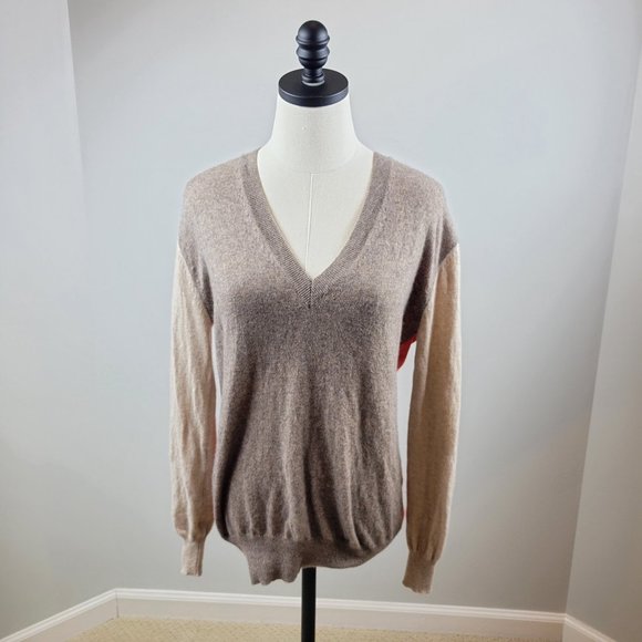 Autumn Cashmere Sweaters - Autumn Cashmere 100% Cashmere V-Neck Sweater Size Small